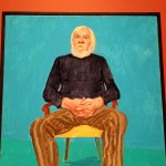 David Hockney's portrait of artist John Baldessari