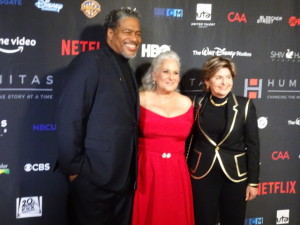 Ali LeRoi, Marta Kauffman and Gloria Allred